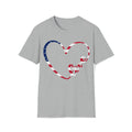 Heart flag shirt