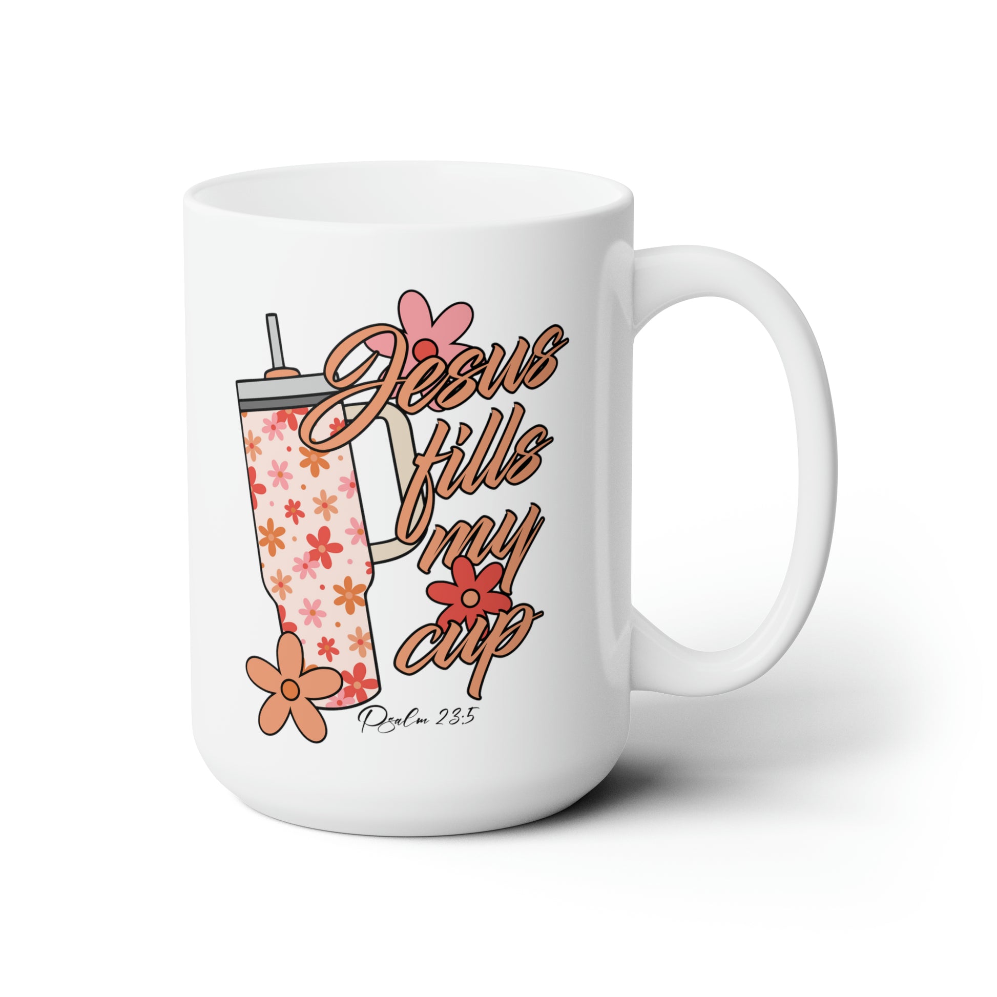 large 15 ounce custom mug