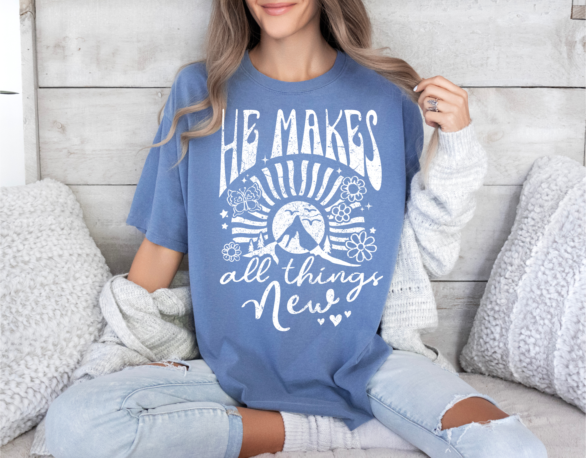 Shirts, He makes all things new