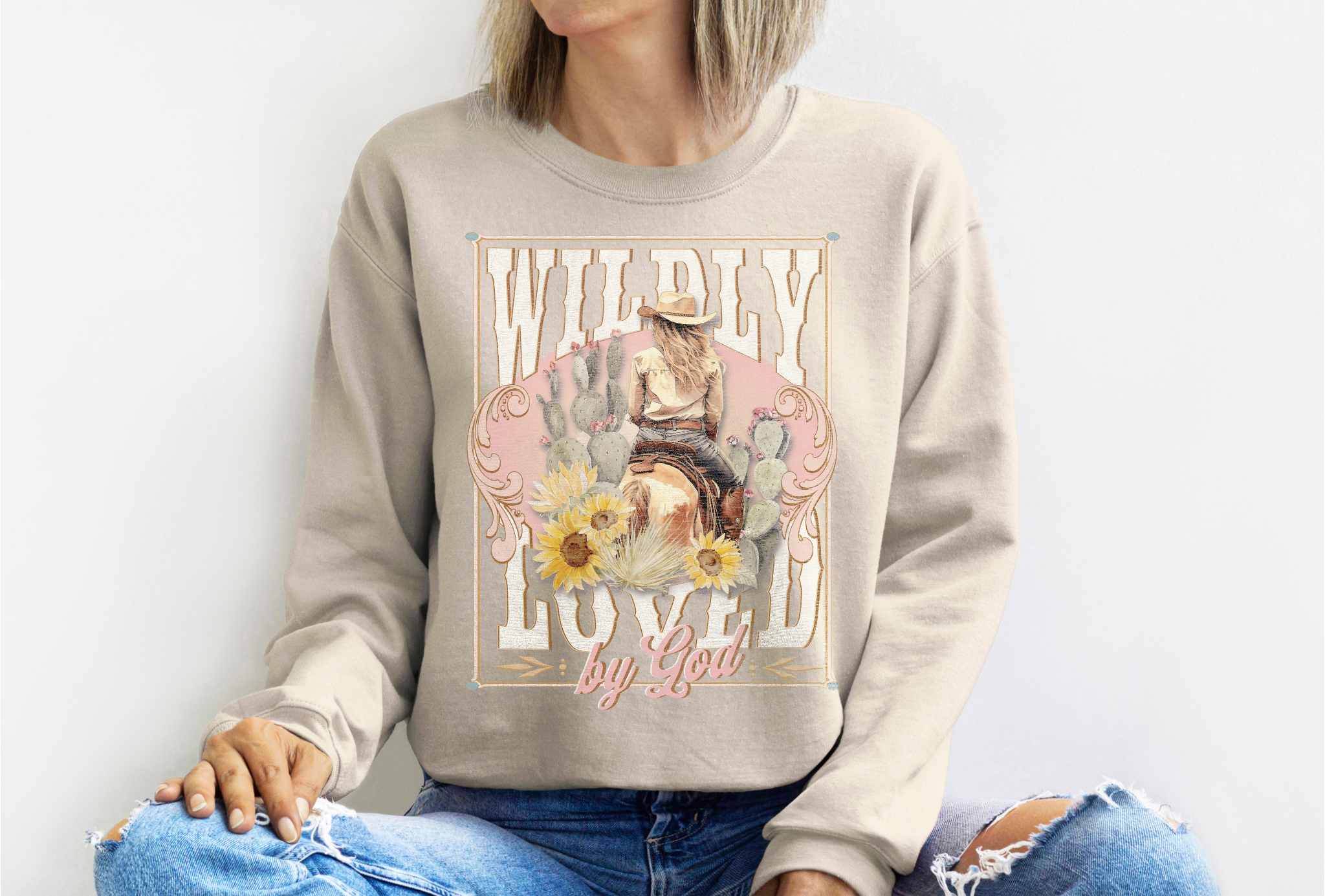 Sweatshirt, Wildly loved by God